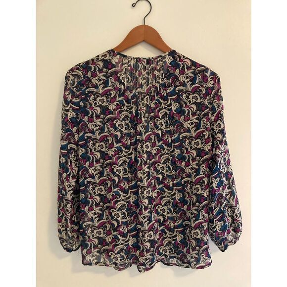 ‎Joie paisley silk top - Picture 4 of 5